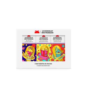 Le chocolat des Français Galactic Mini Chocolate Bars -  Set of 3