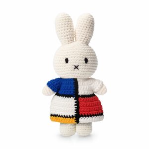 Miffy and Friends Crochet Mondrian Plush Toy - Miffy