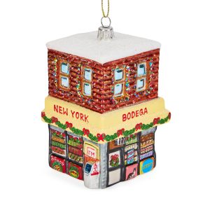 NYC Glass Holiday Ornament - Bodega