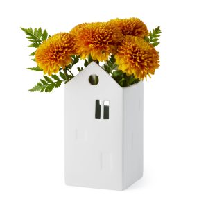 Village House Porcelain Vase - Large