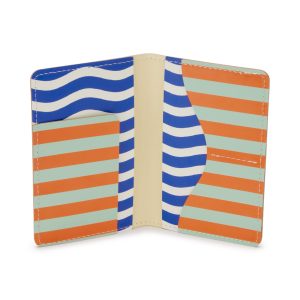 Dusen Dusen Recycled Leather Passport Case - Sand