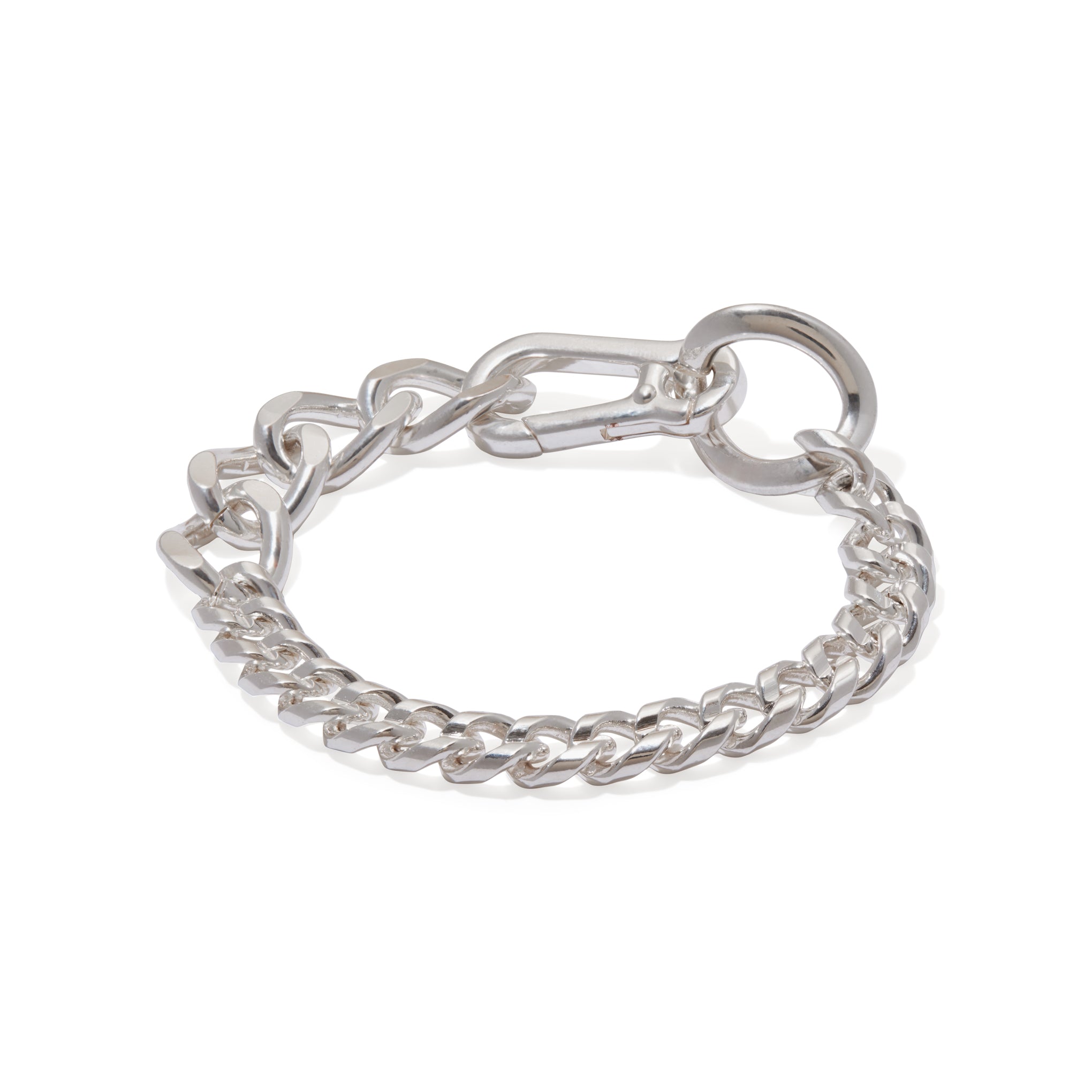 Martine Ali Silver Luc Curb Chain Bracelet
