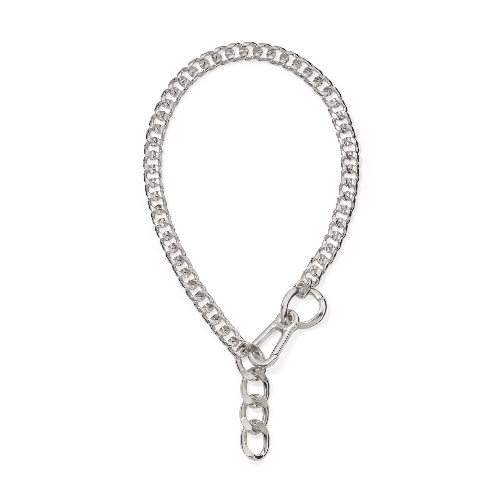 Martine Ali Silver Luc Curb Chain Necklace