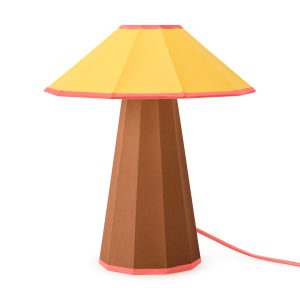 Trimme Table Lamp - Brown/ Yellow