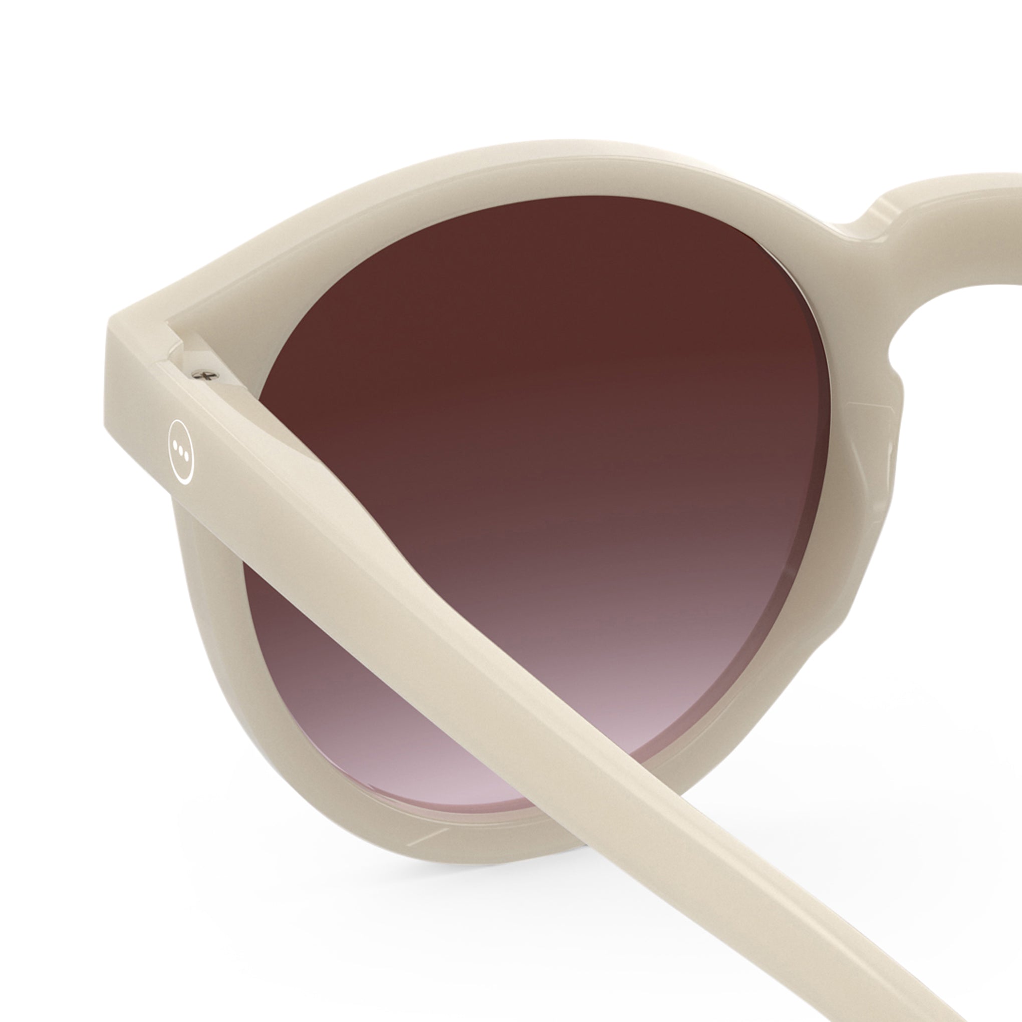 IZIPIZI Round Sunglasses #M - Vintage Cream - Image 4