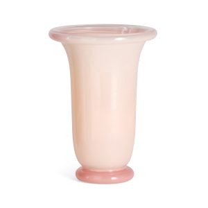 HAY Empire Glass Vase - Light Pink/ Pink