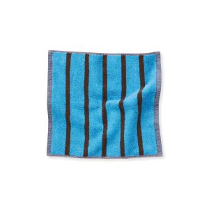 Dusen Dusen Bird Striped Cotton Towel - Heron