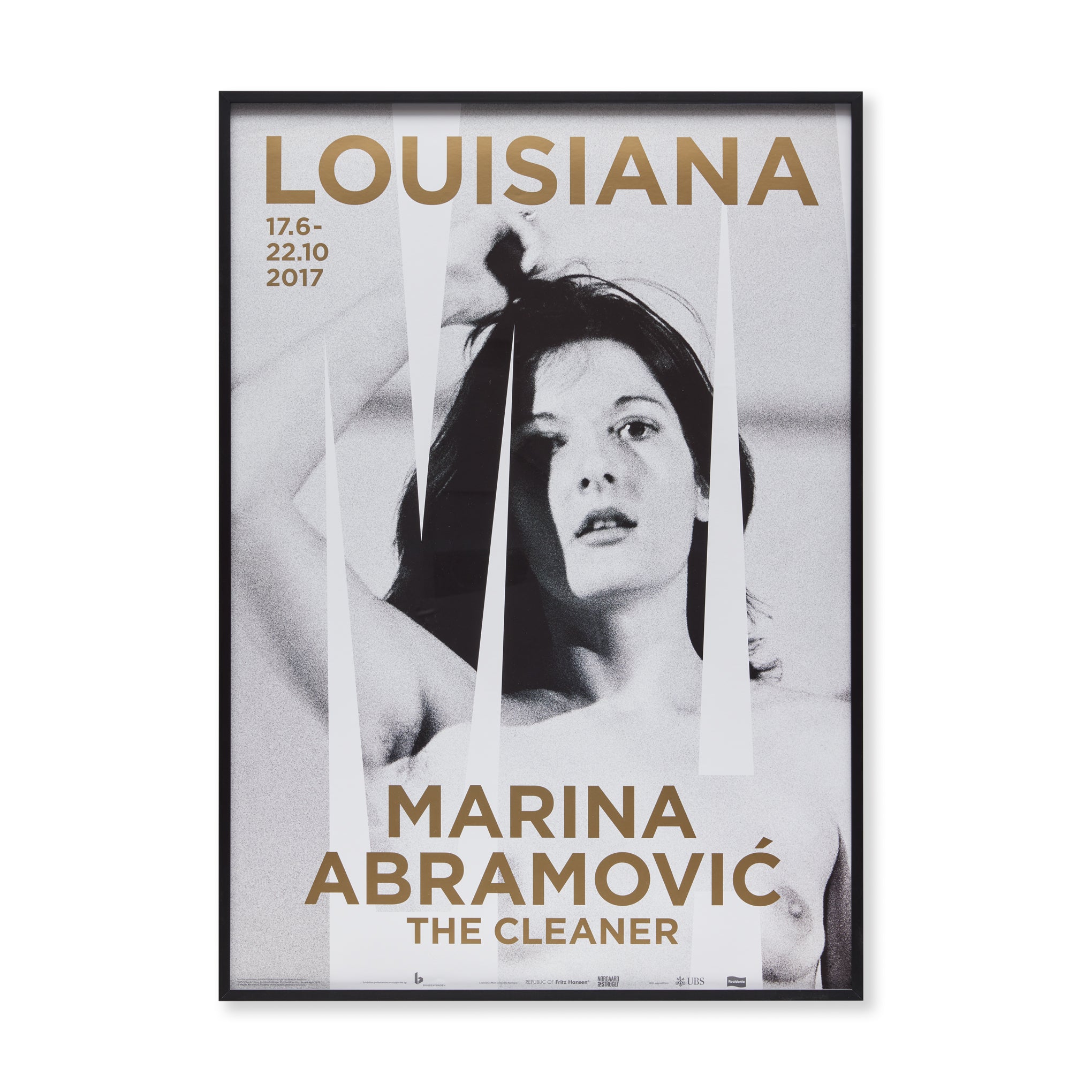 Marina Abramovic Louisiana Museum - 2017 - The Cleaner Framed Poster