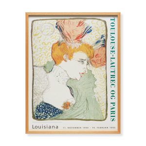 Henri de Toulouse-Lautrec Mademoiselle Marcelle Lender Framed Poster