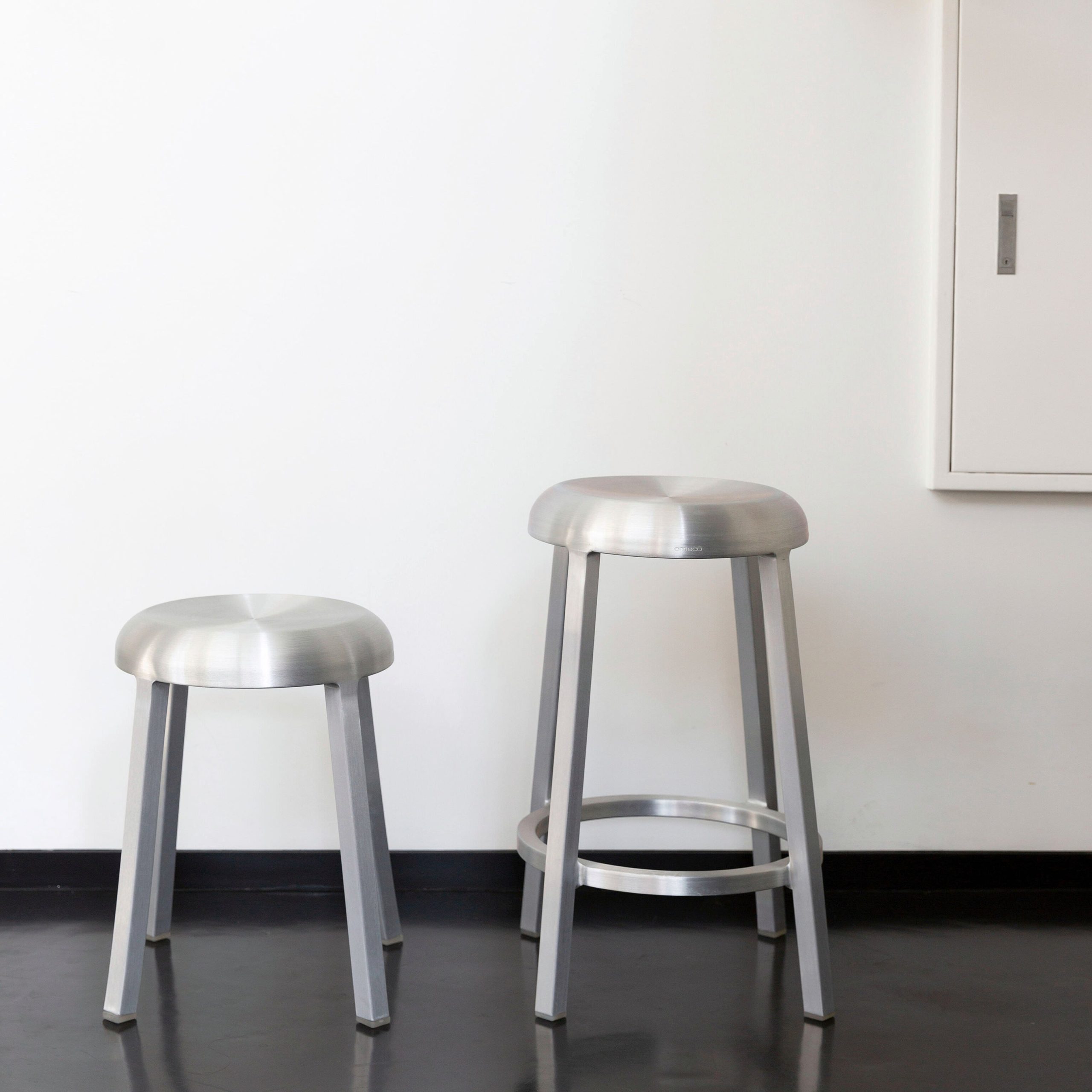 Emeco Za Stool - White Gray - Image 3