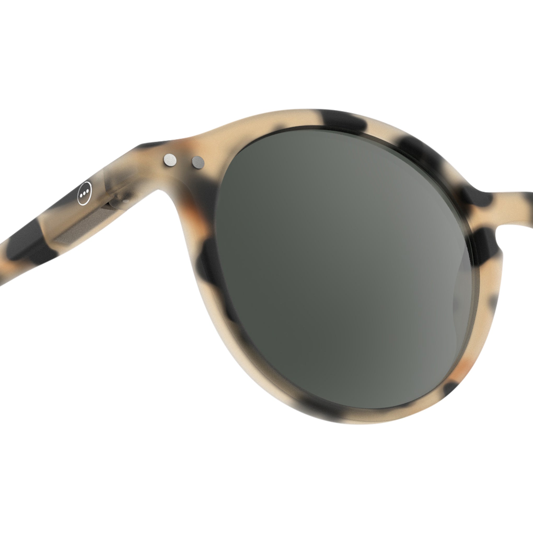 IZIPIZI Round Sunglasses #D - Light Tortoise - Image 3