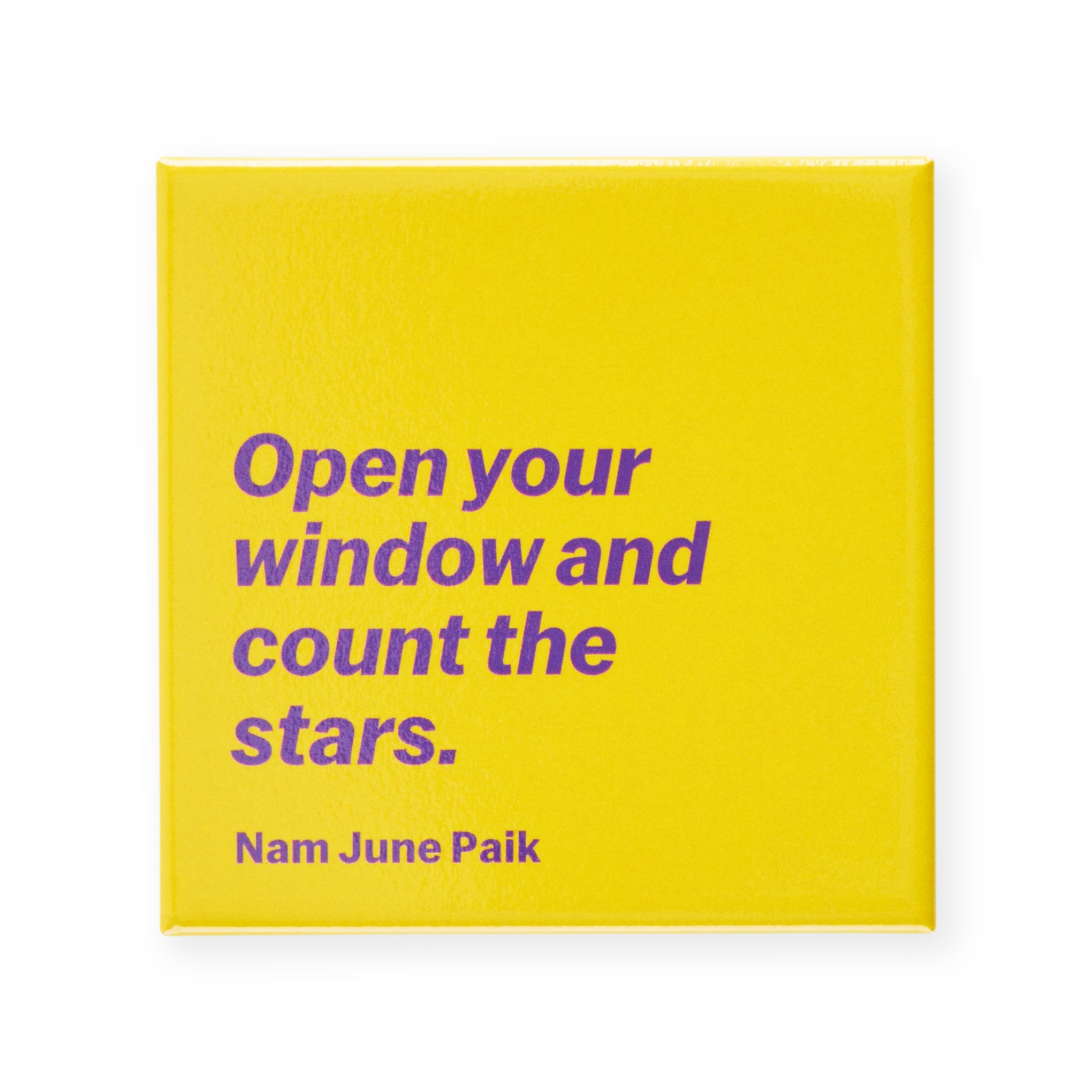 Nam June Paik Quote Magnet