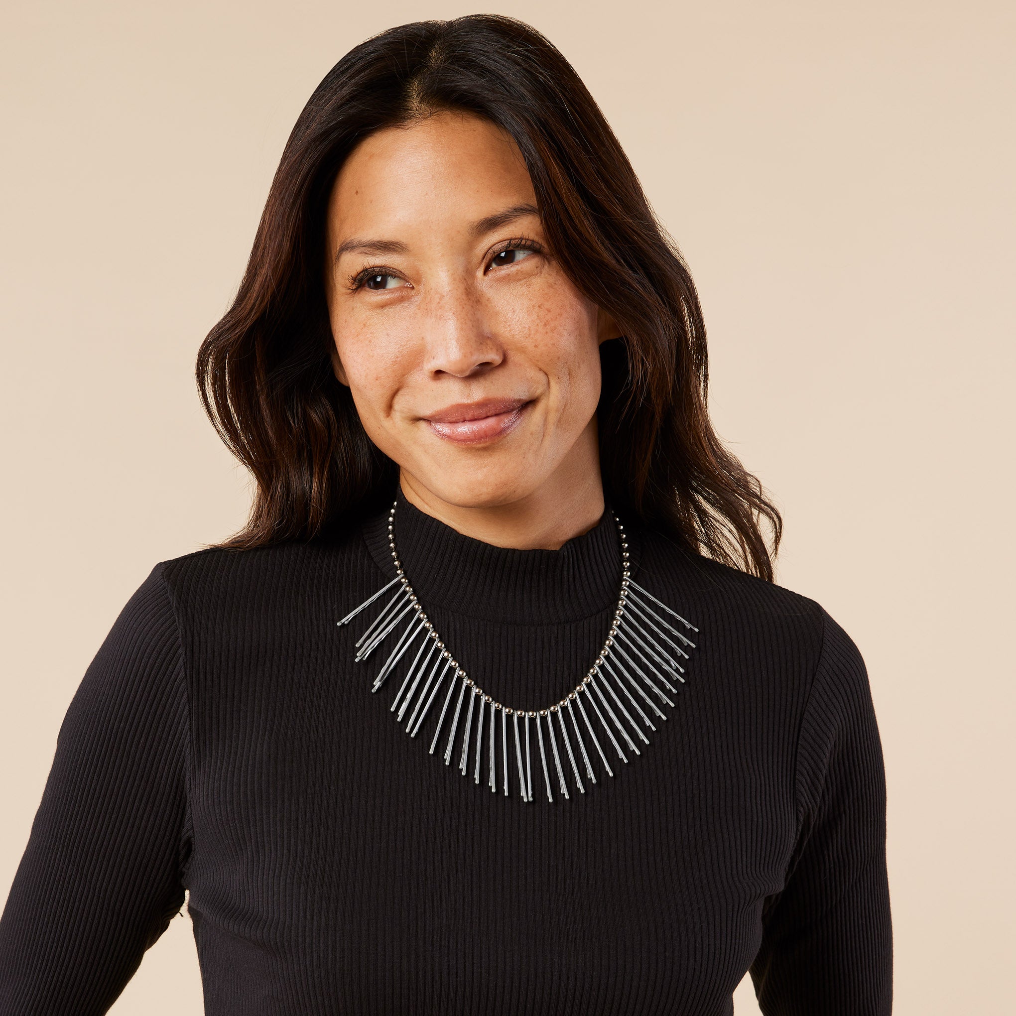 Anni Albers Make Your Own Necklace Jewelry Kit - Silver - Image 4