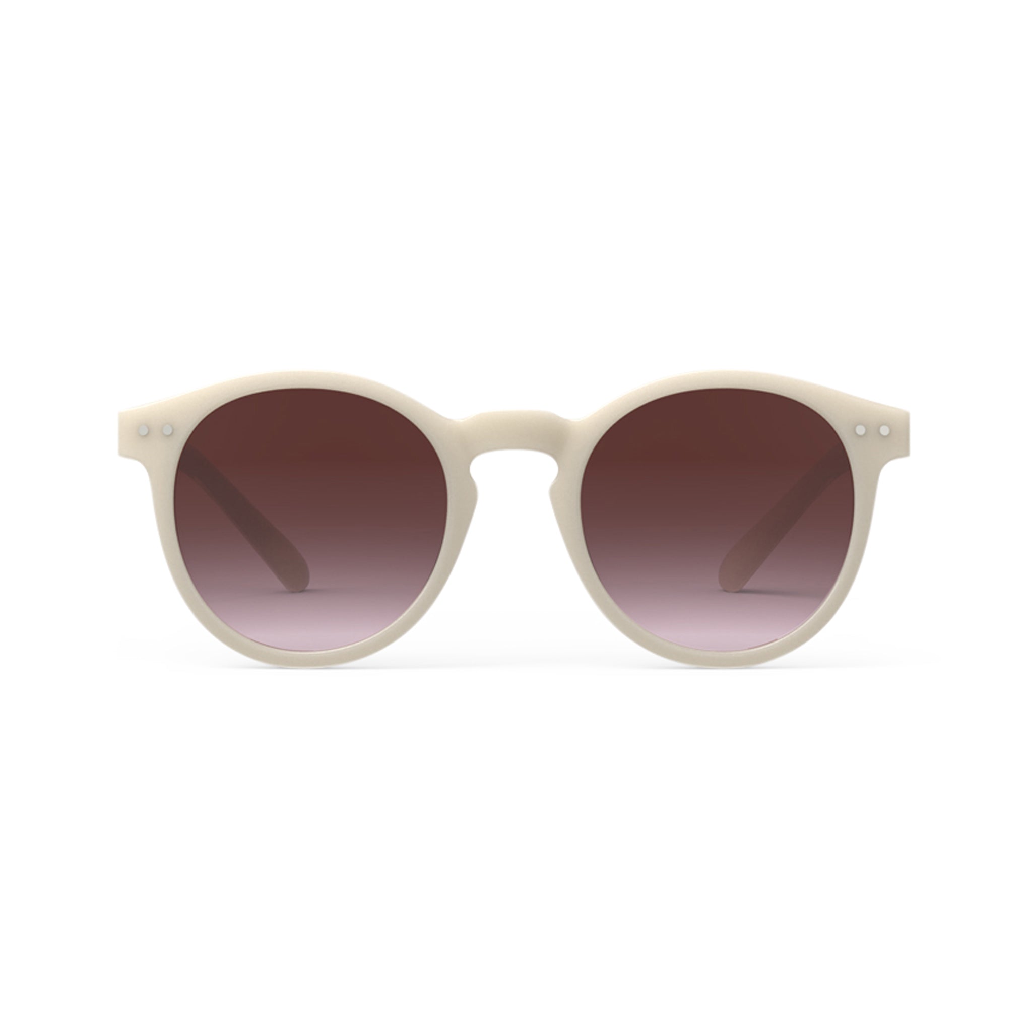 IZIPIZI Round Sunglasses #M - Vintage Cream