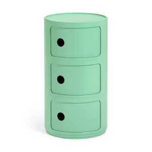 Kartell Bio Componibili 3 Tier Storage - Green