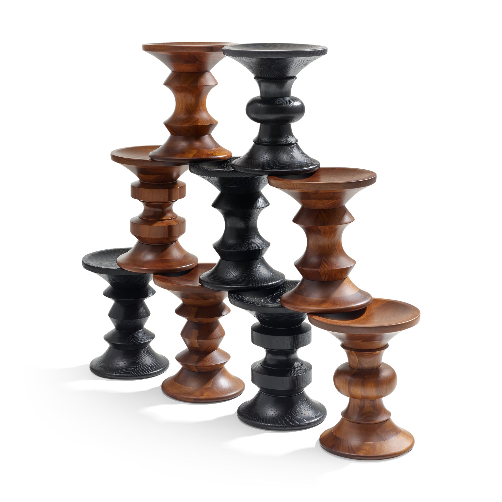 Eames® B Stool from Herman Miller - Ebony - Image 5