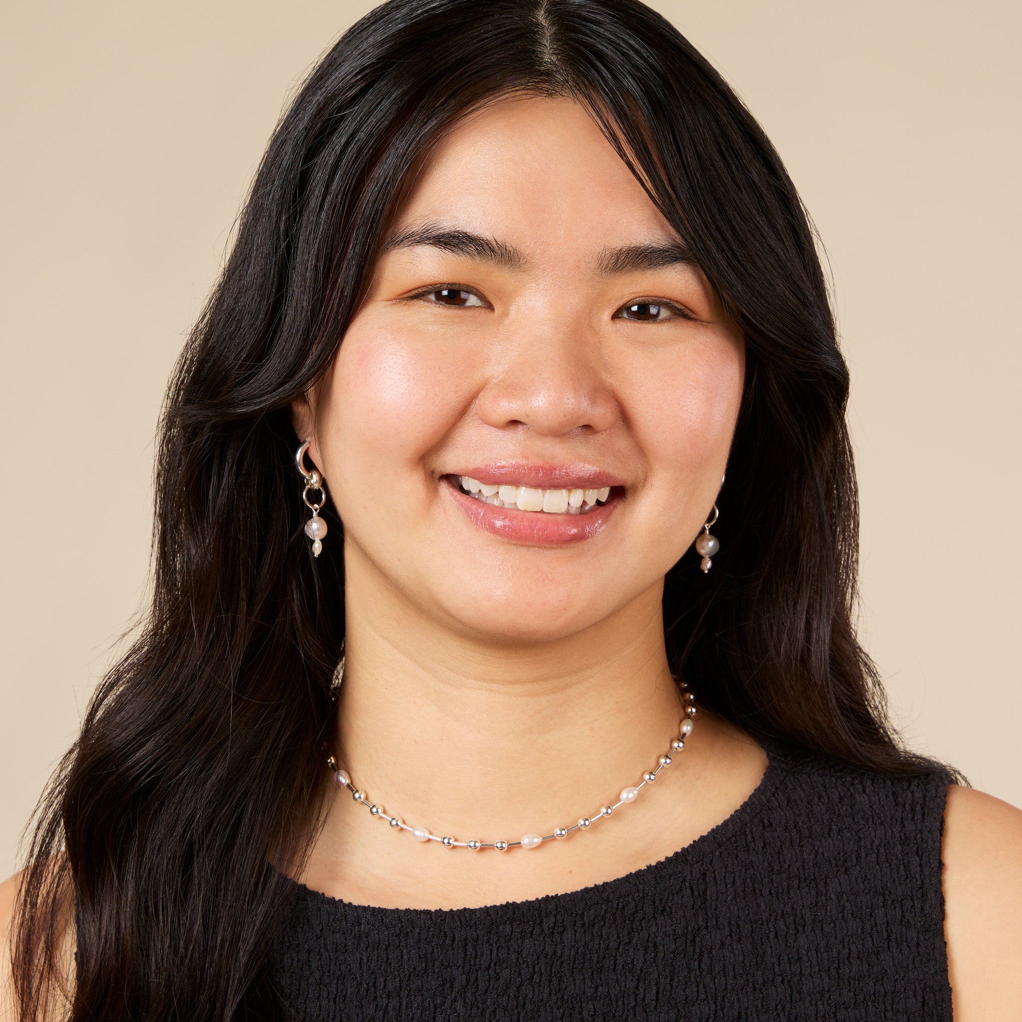 Yam Bonar Pearl Sterling Silver Choker Necklace - Image 5