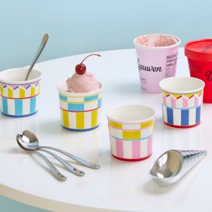 Alessi Big Love Ice Cream Spoons - Set of 4