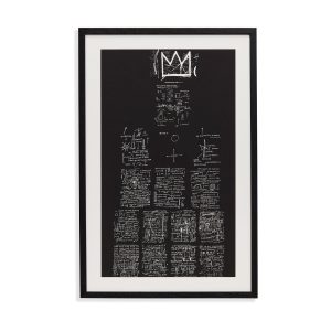 Jean-Michel Basquiat Tuxedo 1982?C83 Framed Print