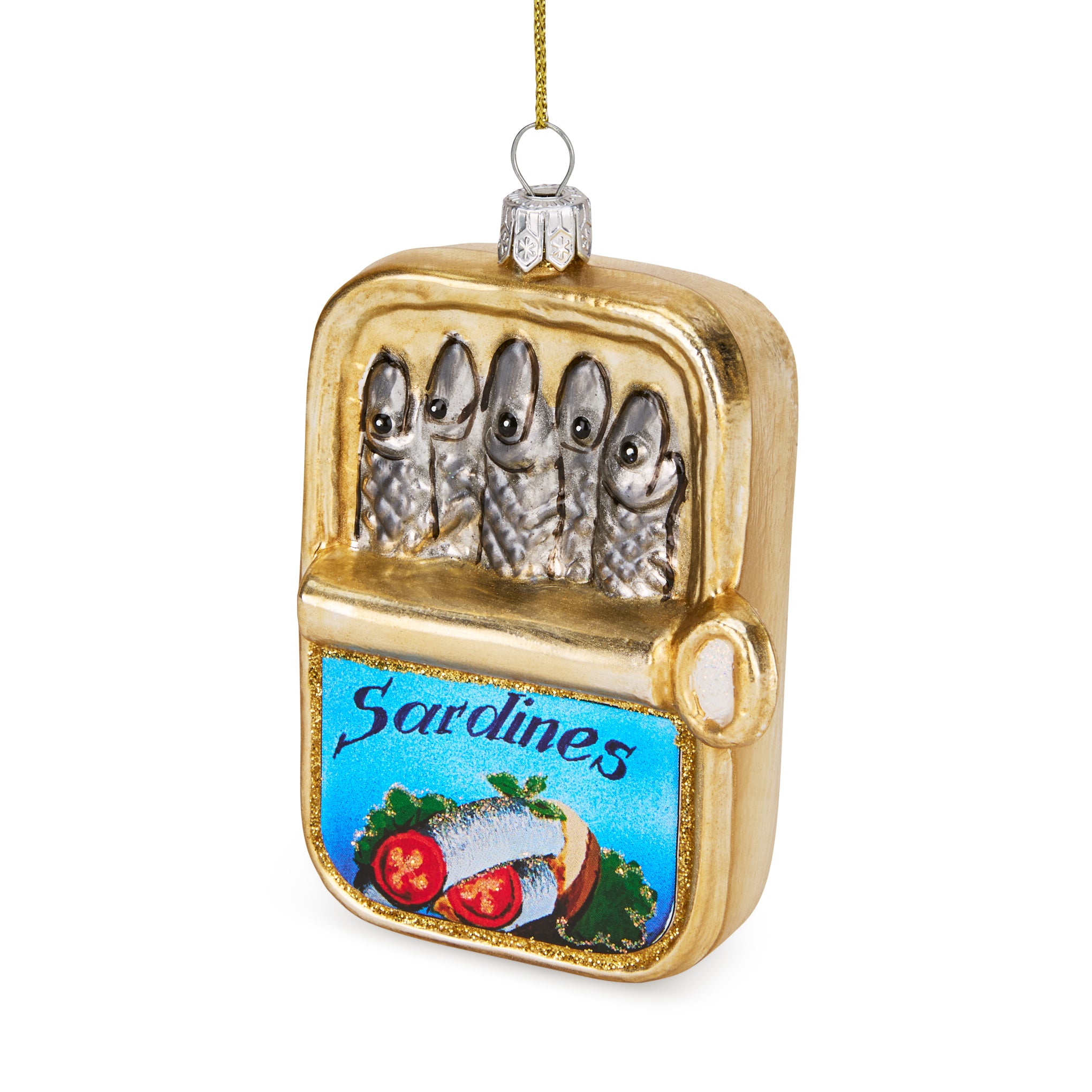NYC Glass Holiday Ornament - Sardines