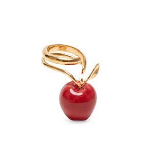 Andr??s Gallardo Red Apple Gold-Plated Ring