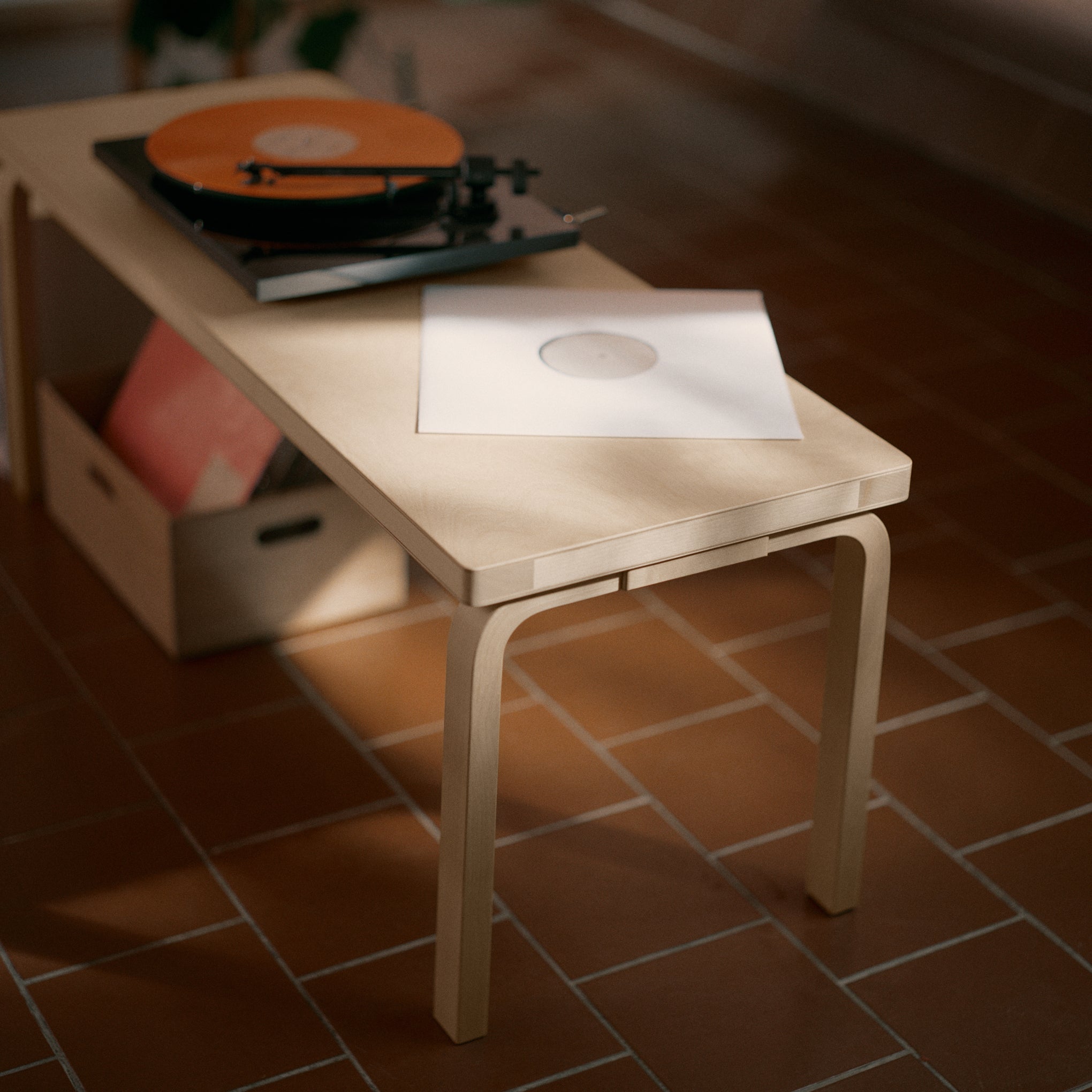 Artek Alvar Aalto Solid-Top Bench - Medium - Image 2