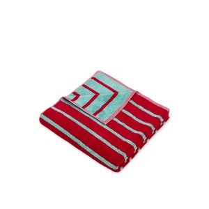 Dusen Dusen Bird Striped Cotton Towel - Tanager