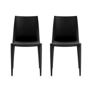 Mario Bellini Stacking Chair from Heller - Set of 2 - Black