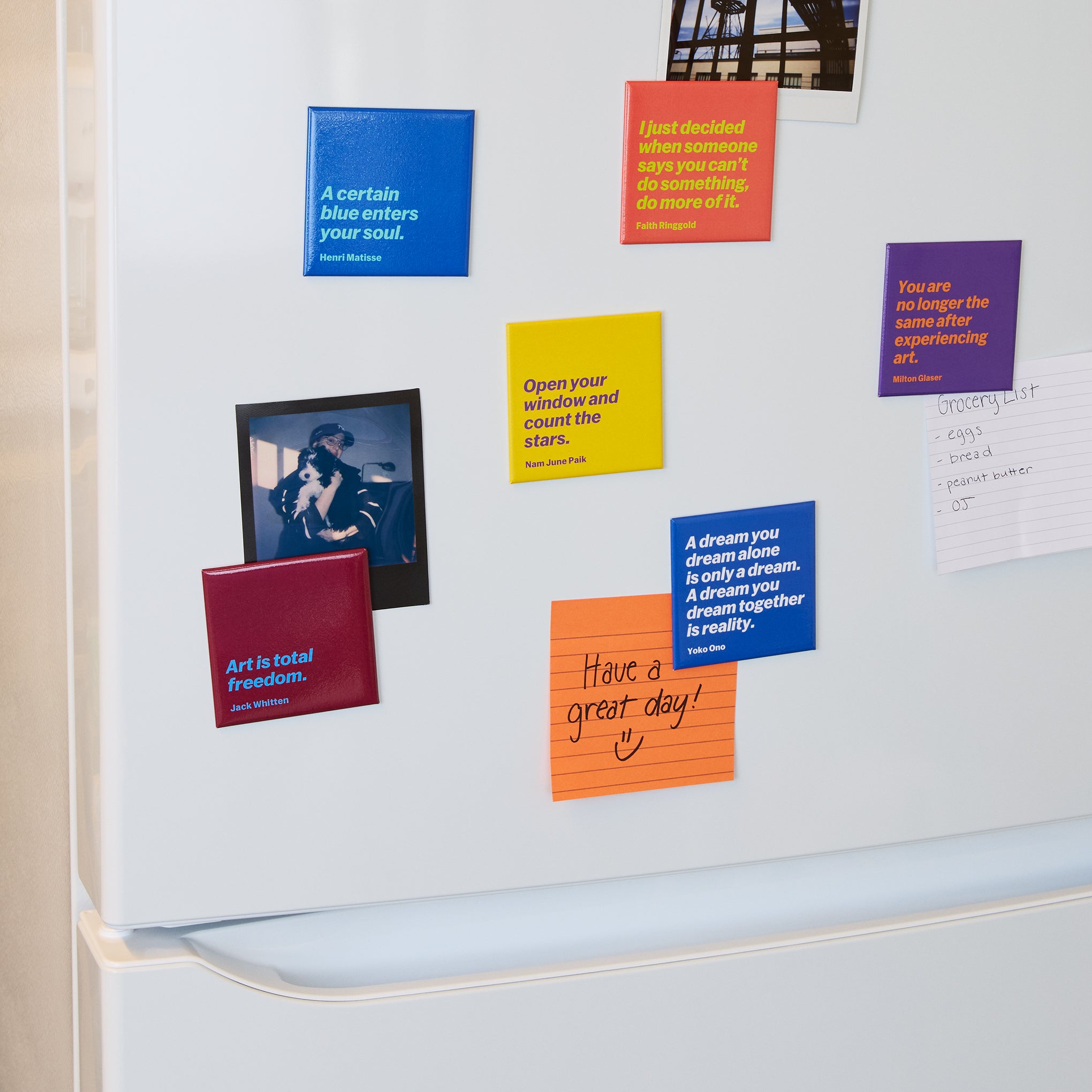 Nam June Paik Quote Magnet - Image 2