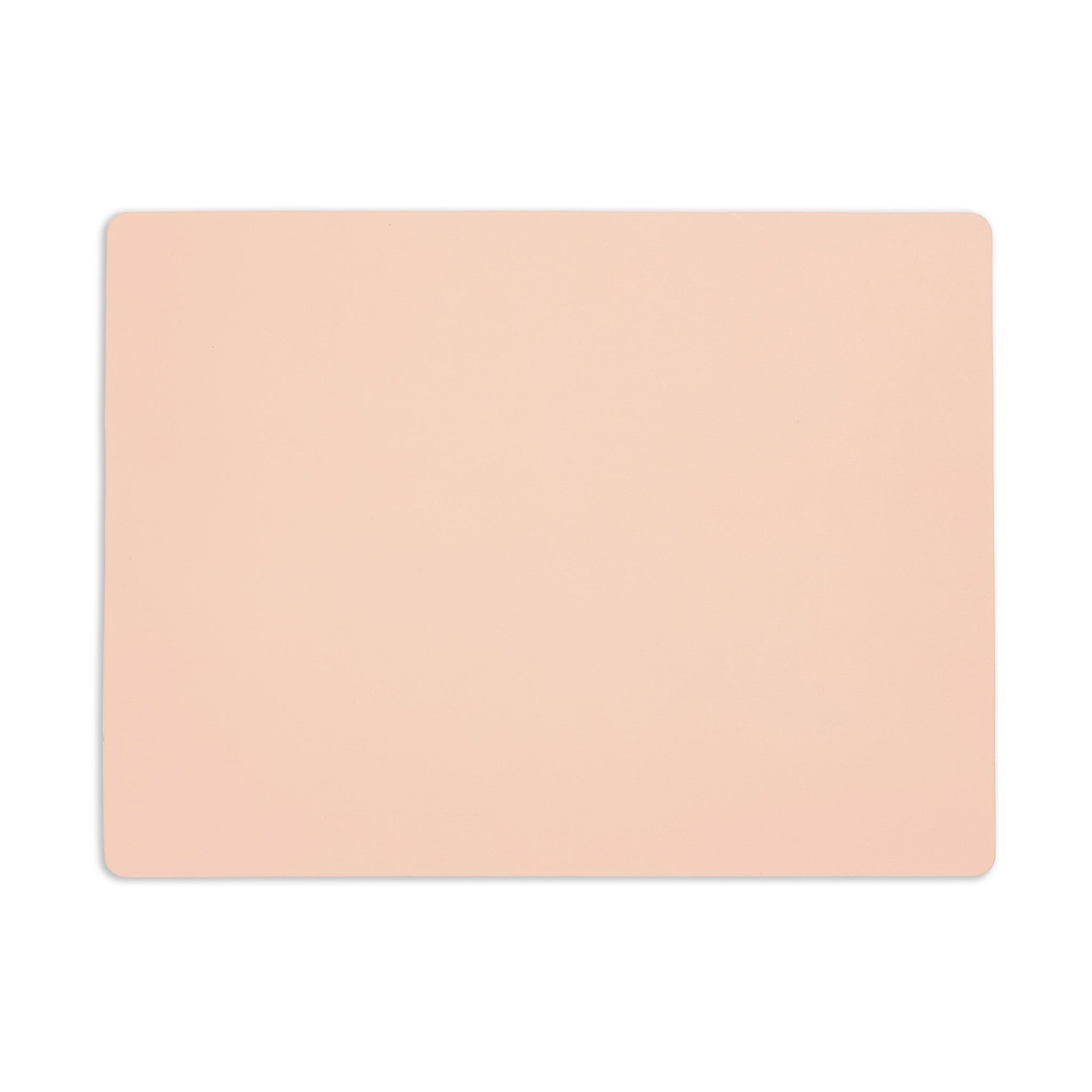 Dual-Sided Recycled Leather Placemat - Blue/ Light Pink - Image 4