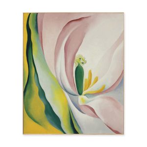 Georgia O'Keeffe: Pink Tulip Framed Print