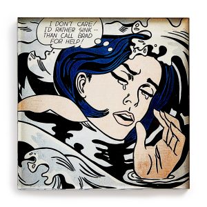 Roy Lichtenstein: Drowning Girl Magnet