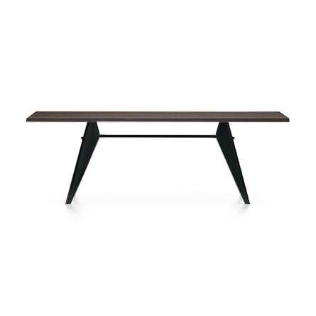Jean Prouvé EM Table from Vitra - Oak/ Deep Black - Image 3