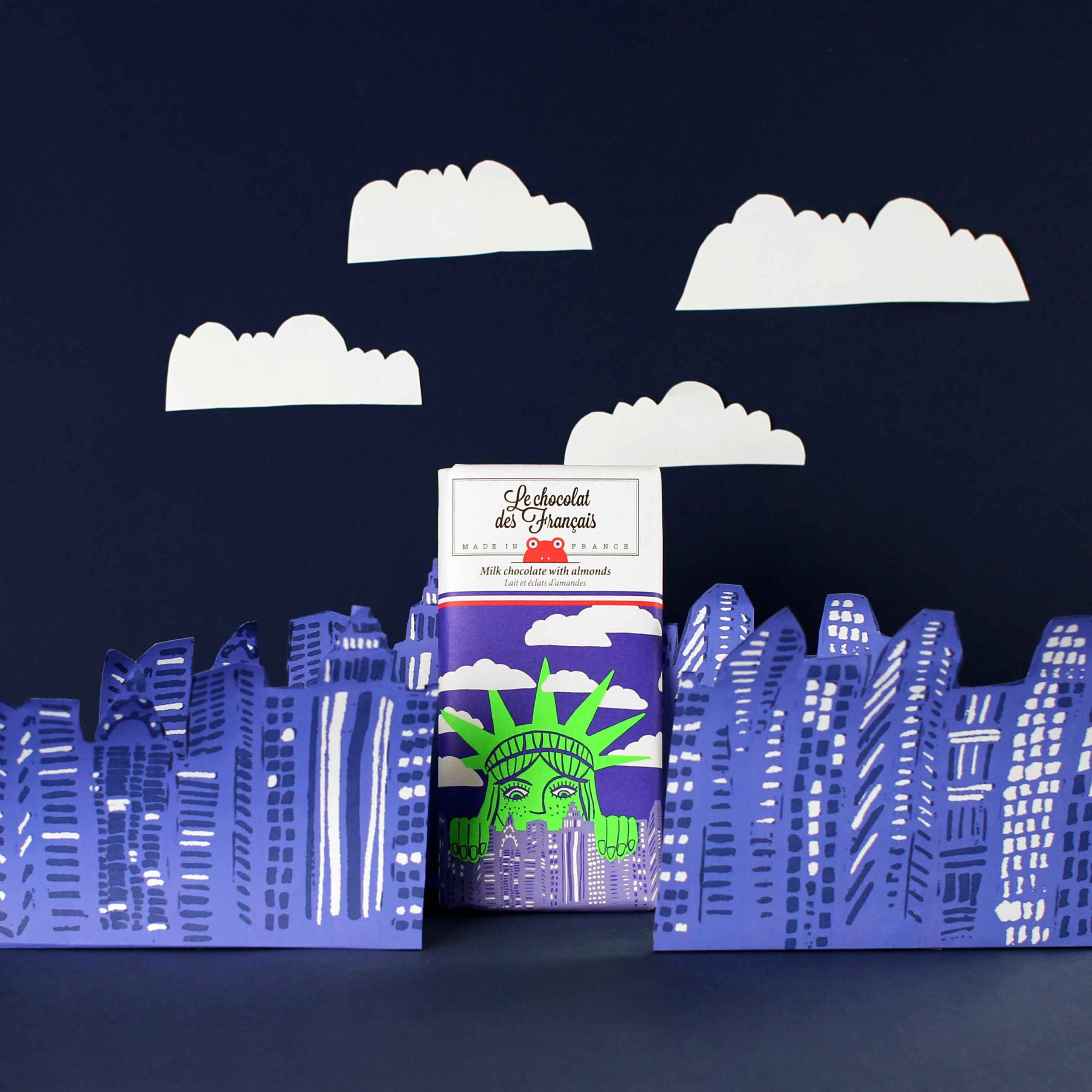 Le chocolat des Français Chocolate Bar - Statue of Liberty - Image 2