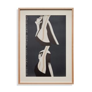 Alex Katz William Dunas Dance. Pamela-American Dance Festival Framed Poster