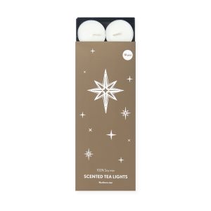 Scented Tea Light Candles - Set of 4 - Multi