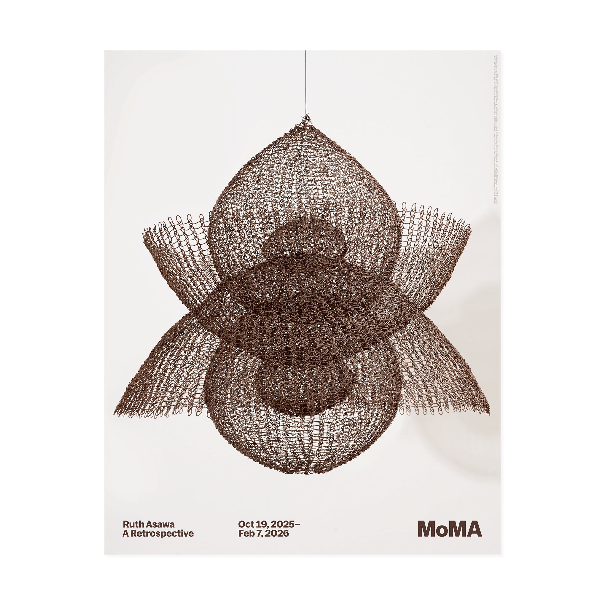 Ruth Asawa Exhibition Poster