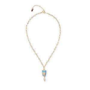 Haricot Vert NYC Charm Pendant Necklace - Coffee Cup