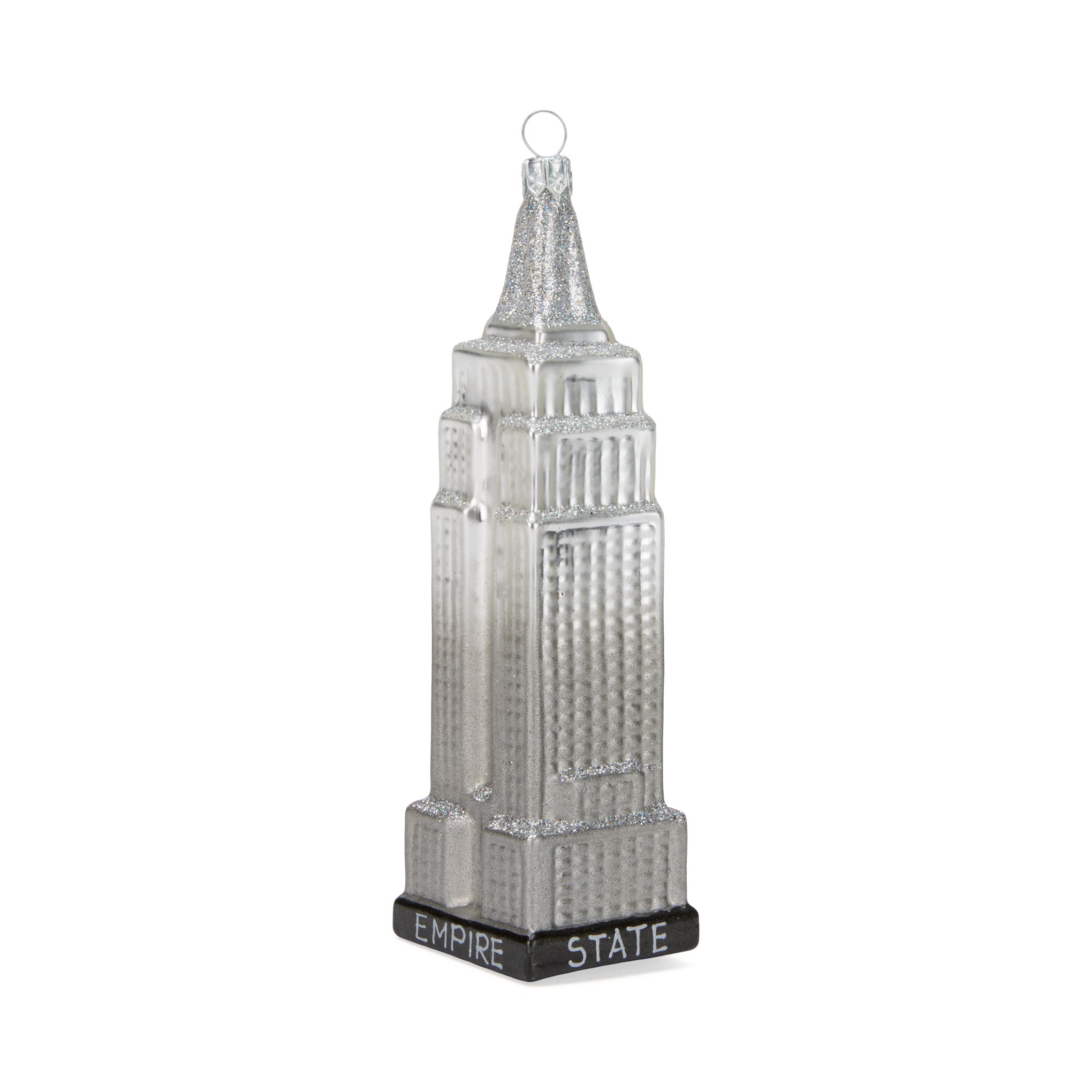 NYC Glass Holiday Ornament - Empire State Building