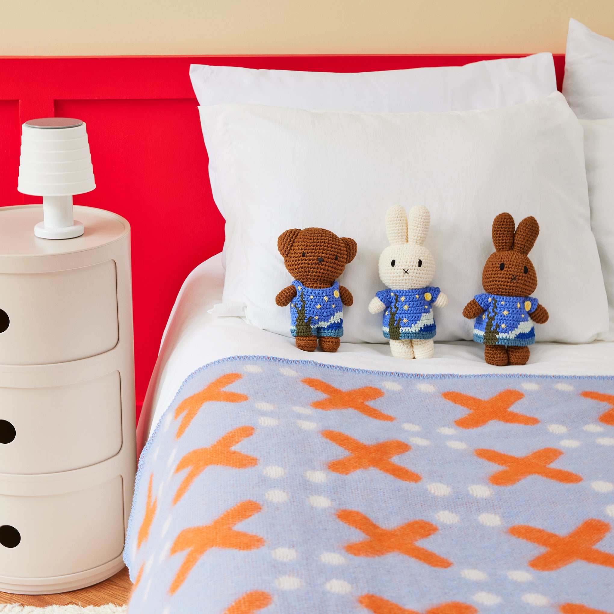 Miffy & Friends Crochet Van Gogh The Starry Night Plush Toy - Miffy - Image 2