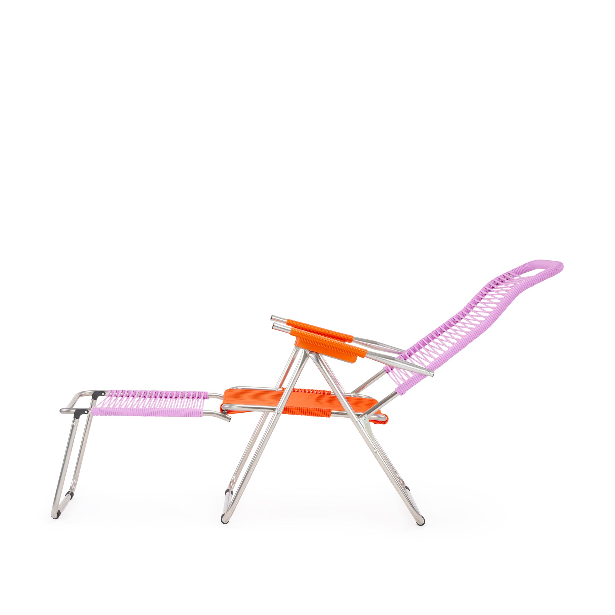Spaghetti Outdoor Lounge Chair - Pink/ Orange - Image 4