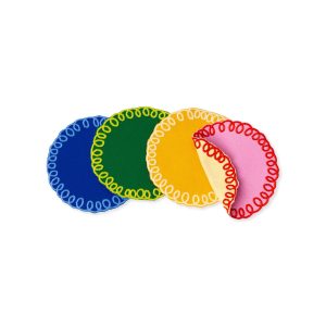 Areaware Doodle Lace Cotton Coasters - Set of 4