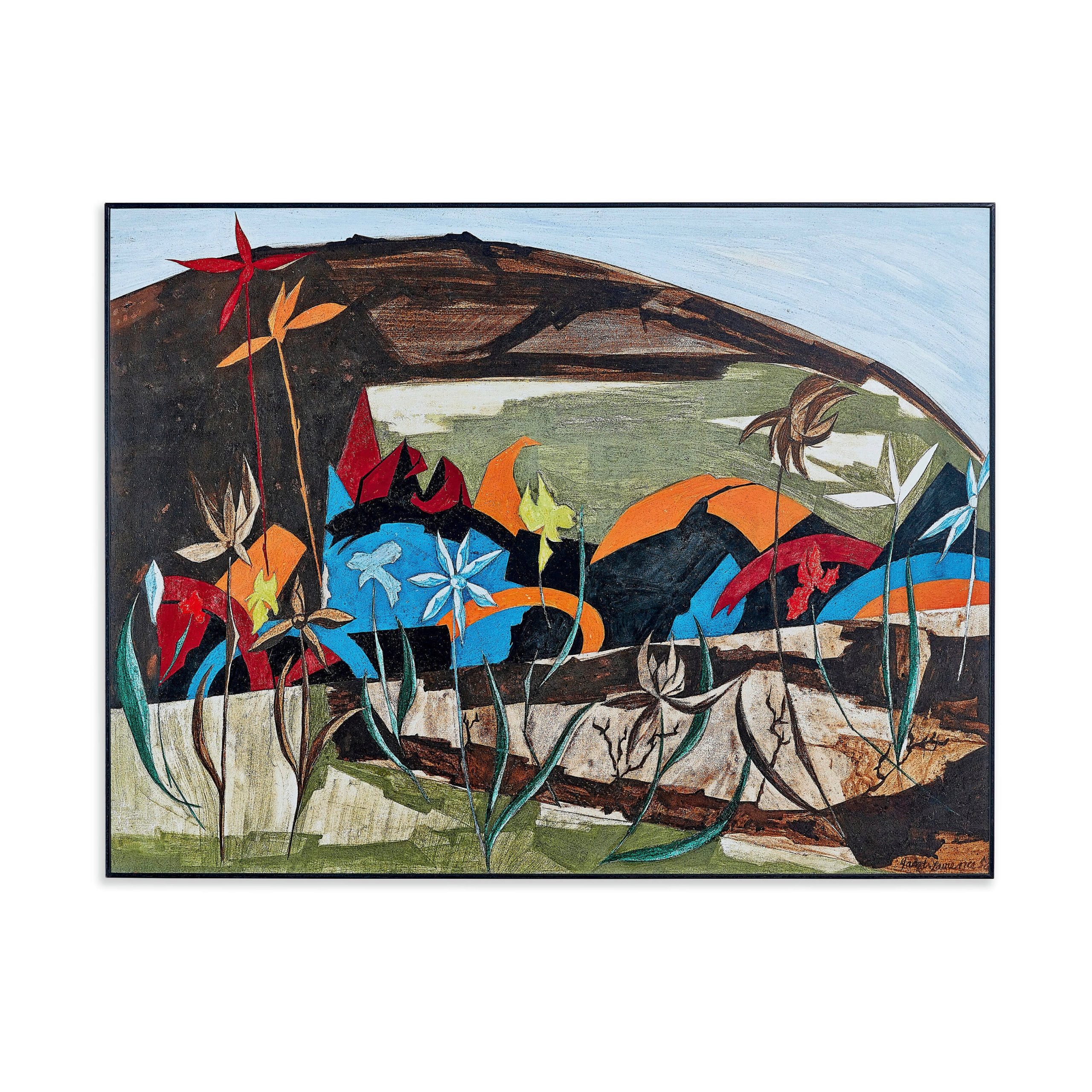 Jacob Lawrence Peace Framed Print