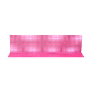 Perforated Aluminum Shelf - Pink