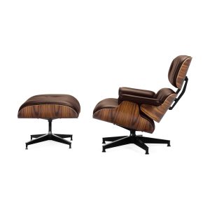 Eames® Lounge Chair and Ottoman from Herman Miller - Brown/ Walnut