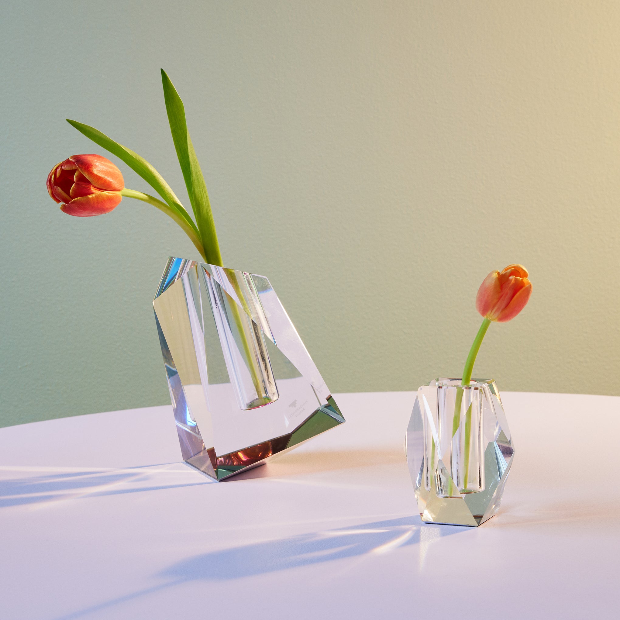 Faceted Crystal Vase - Small - Image 3