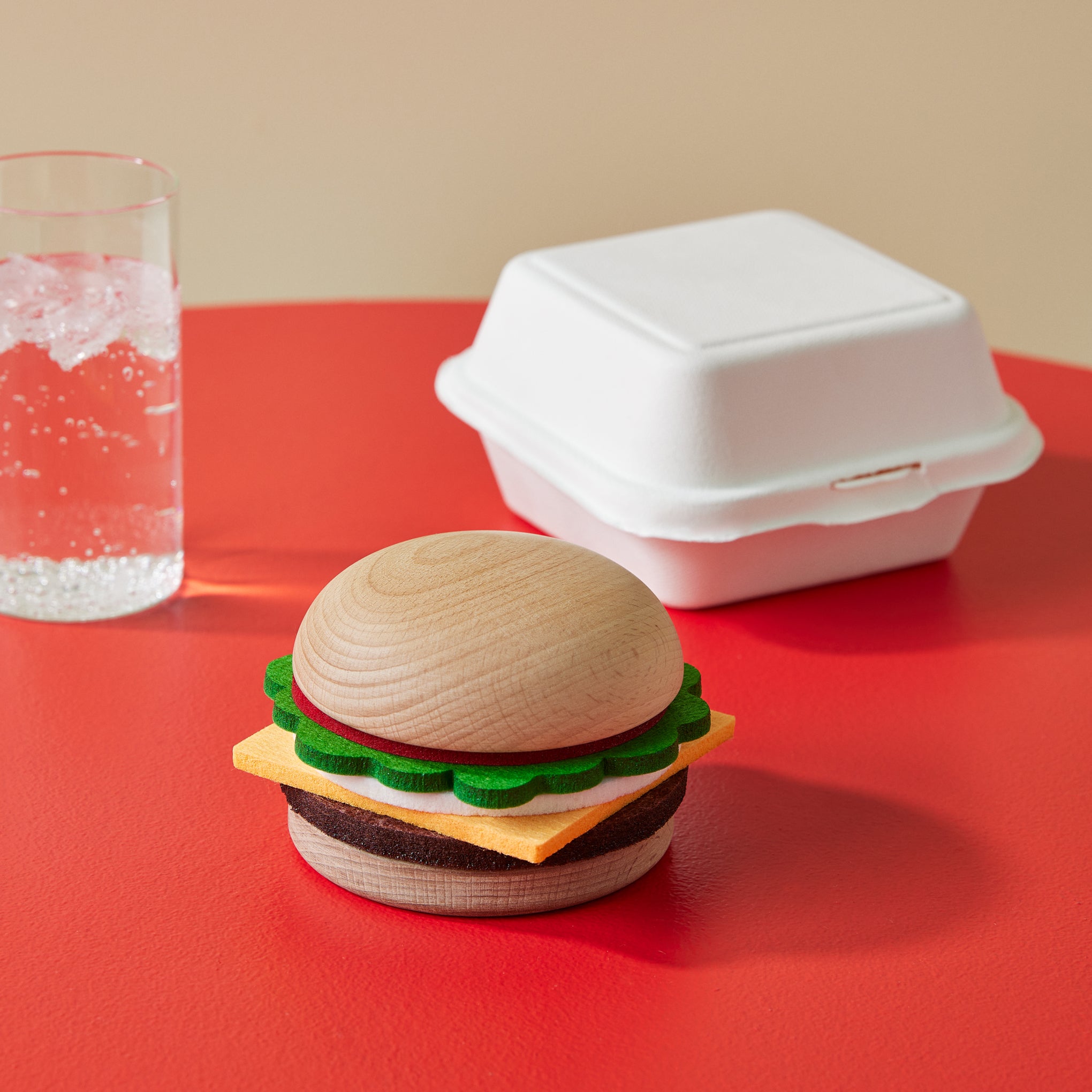 Cheeseburger Coasters - Set of 5 - Image 3