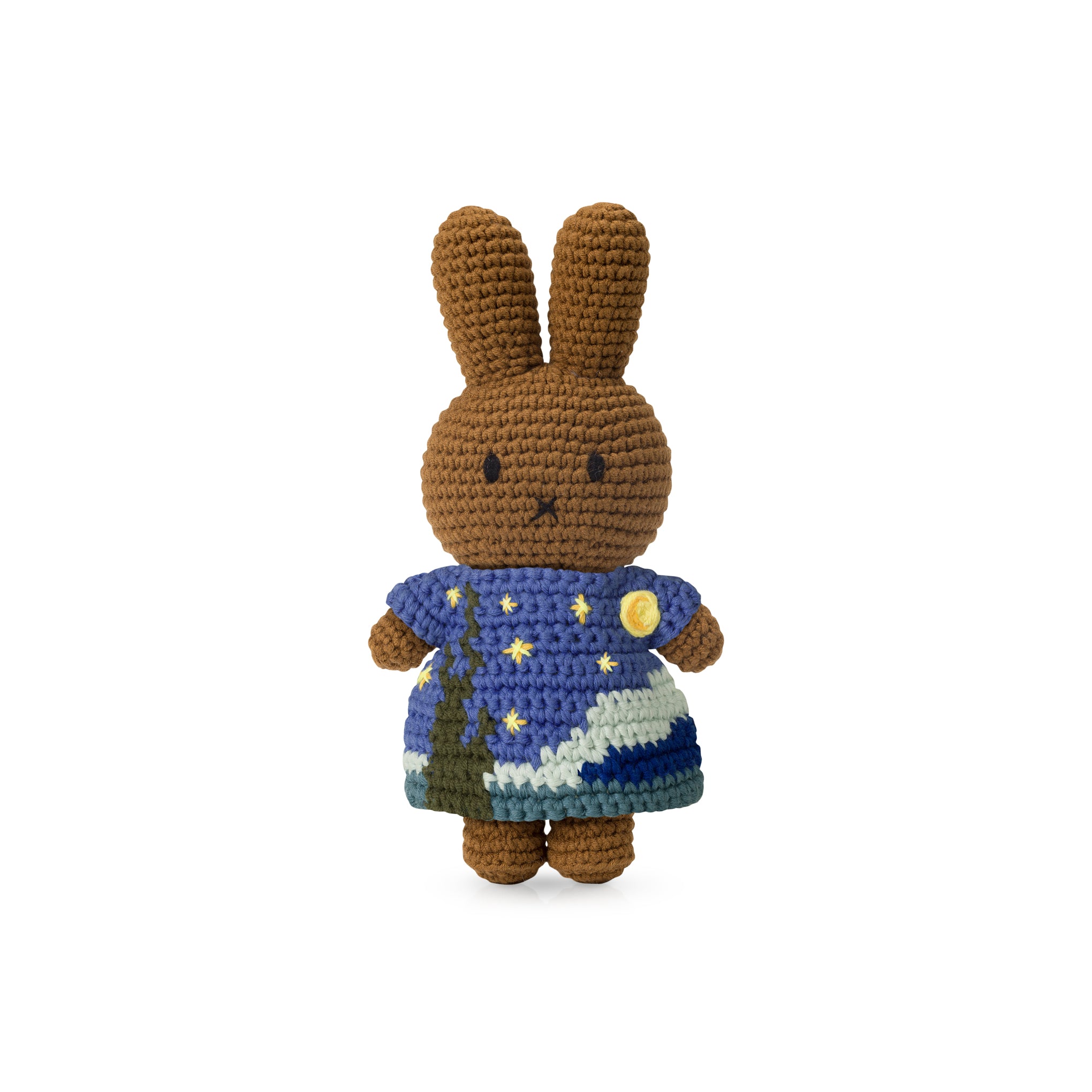 Miffy & Friends Crochet Van Gogh The Starry Night Plush Toy - Melanie