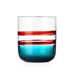 Ichendorf Milano Gesti Tumbler - Bordeaux/ Light Turquoise
