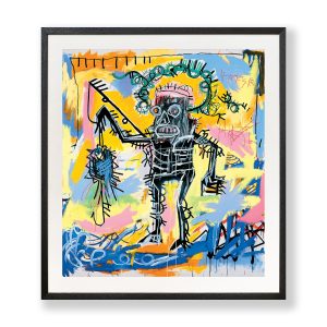 Jean-Michel Basquiat Untitled (Fishing) Framed Poster